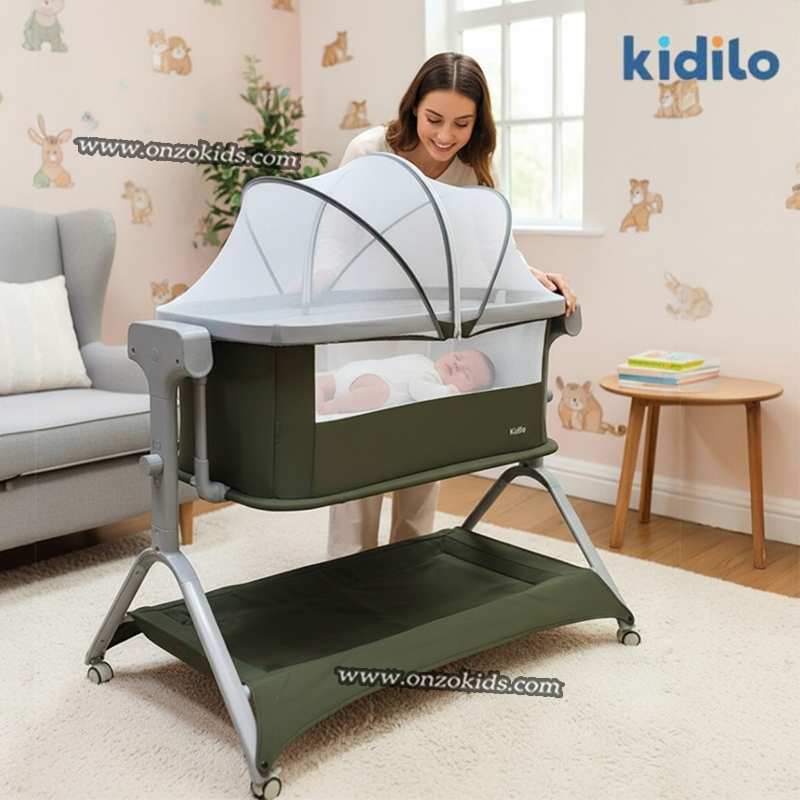 Berceau Cododo Électrique Avec Bluetooth Et Télécommande Réglable à Deux Niveaux– Kidilo – Image 2