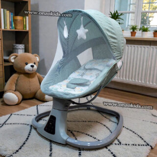 Balancelle électrique Pour Bébé Avec Bluetooth Et Télécommande