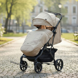 Poussette compacte valise avec Cache Pied de luxe - Kidilo