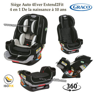 Siège Auto 4Ever Extend2Fit  4 En 1 De La Naissance à 10 ans | Graco