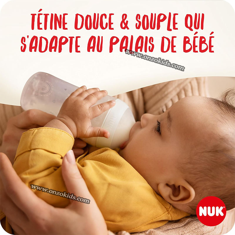 Lot de 2 Tétines Perfect Match coliques en silicone - NUK – Image 3