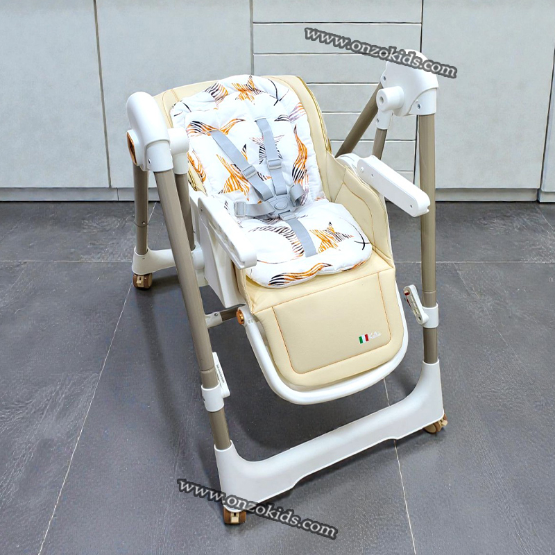 Chaise haute réglable 2en1 balançoire pour bébé-kattrie – Image 5