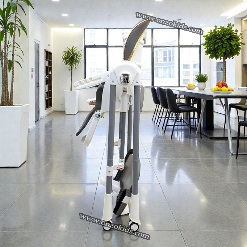 Chaise haute réglable 2en1 balançoire pour bébé-kattrie – Image 7