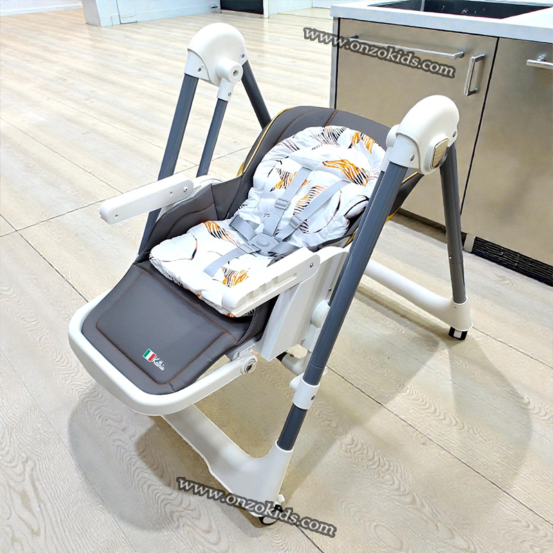 Chaise haute réglable 2en1 balançoire pour bébé-kattrie – Image 4
