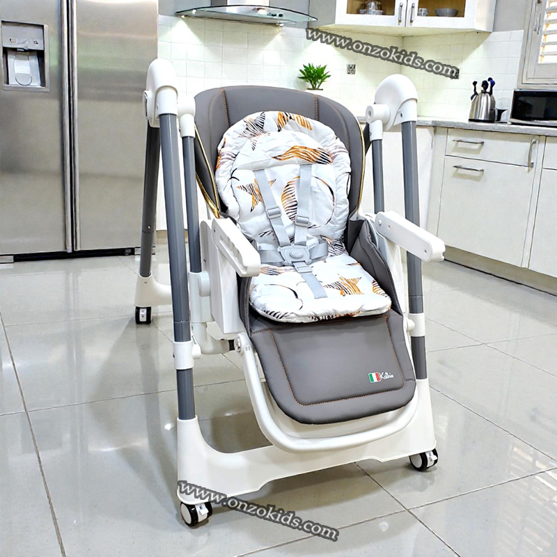 Chaise haute réglable 2en1 balançoire pour bébé-kattrie – Image 2
