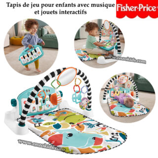 Tapis d'éveil et de Jeu Pour bébé Avec piano Interactif - Fisherprice