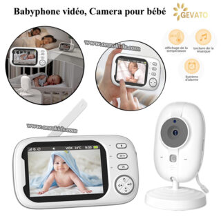 Babyphone vidéo, Camera pour bébé - Gevato