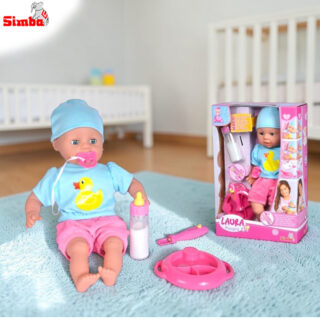 Poupée Bébé Laura Hungry avec Accessoires