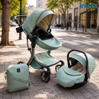 Poussette Réversible Moderne Avec Siège Auto Et Sac - Kidilo