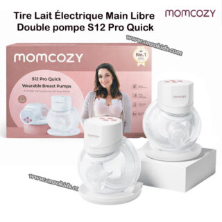 Tire Lait Électrique Main Libre Double pompe S12 Pro Quick - Momcozy