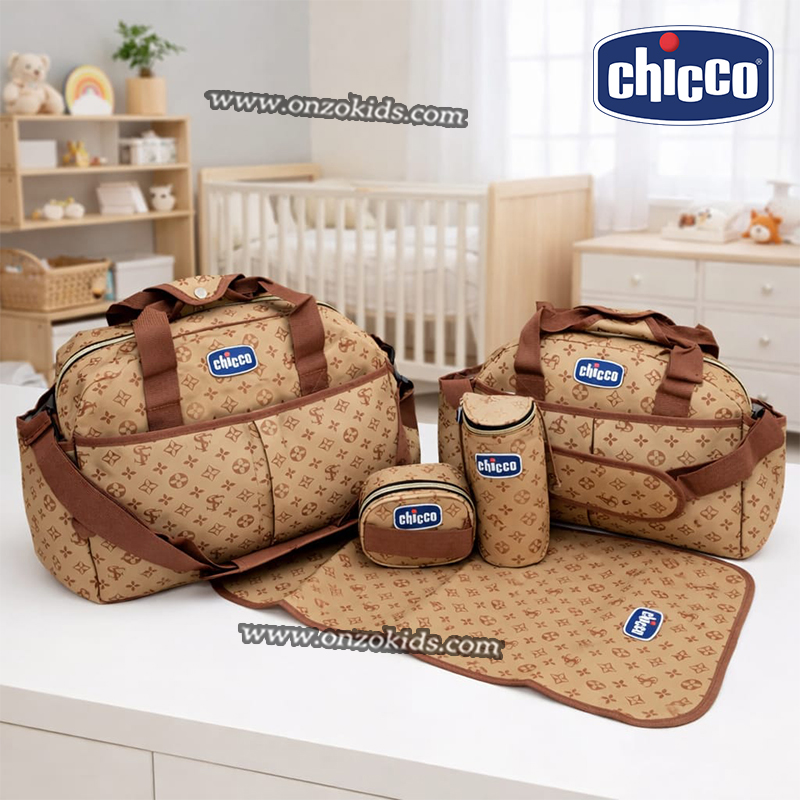 Sac à Maman Élégant Et Pratique 5 pièces - Chicco