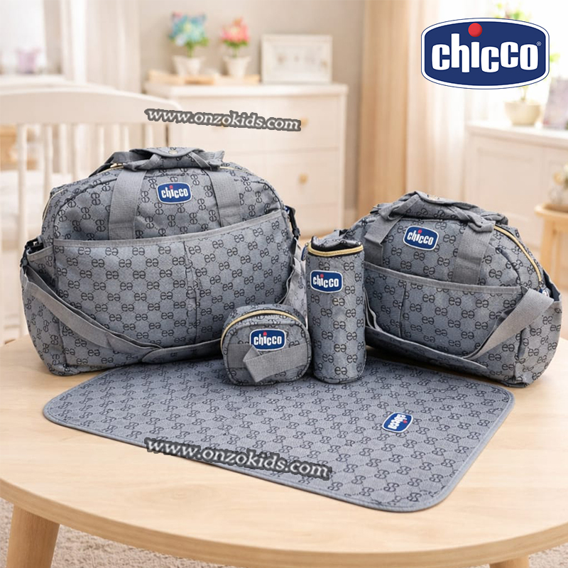 Sac à Maman Élégant Et Pratique 5 pièces - Chicco – Image 2