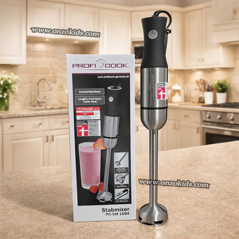 Bras Mixeur 1000W En Acier Inoxydable – ProfiCook