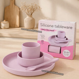 Ensemble De Vaisselle En Silicone 4 pièces