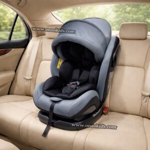 Siège Auto Bébé Réglable de la Naissance jusqu’à 36 kg - Chanou Kids - Gris
