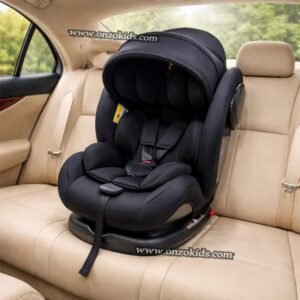 Siège Auto Bébé Réglable de la Naissance jusqu’à 36 kg - Chanou Kids - Noir