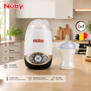 Chauffe biberon, Stérilisateur Natural Touch 2en1 - Nûby