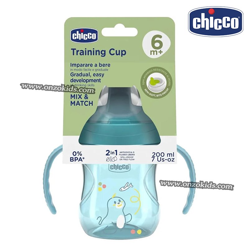 Tasse D’apprentissage Anti-Goutte 200 ml 6m+ En Plastique – Chicco – Image 9
