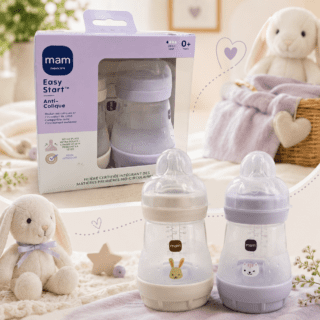 Biberon Easy Start anti-colique 160 ml pour bébé +0m - MAM