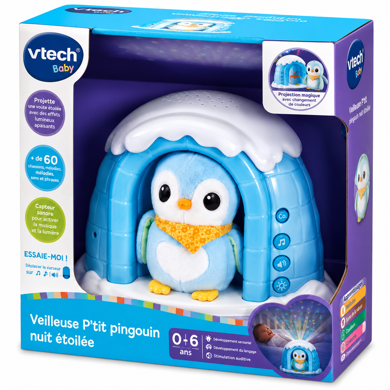 Veilleuse P’tit pingouin nuit étoilée – Vtech – Image 5