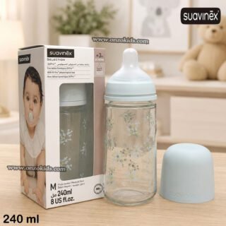 Biberon En Verre SX Pro Débit Moyen 240 ml (3M+) – Suavinex