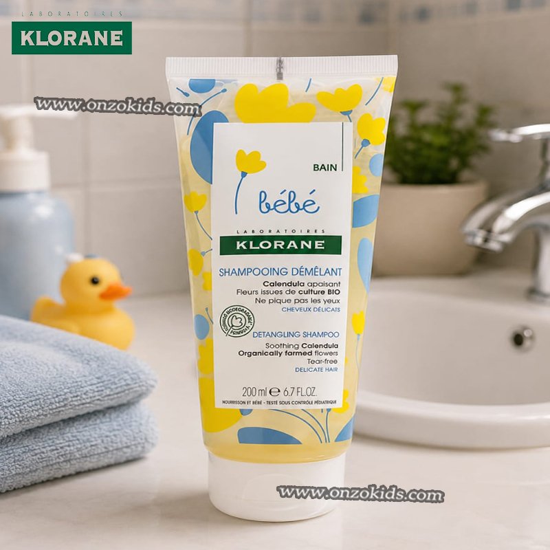 Shampooing Démêlant Bébé au Calendula 200ml - KLORANE