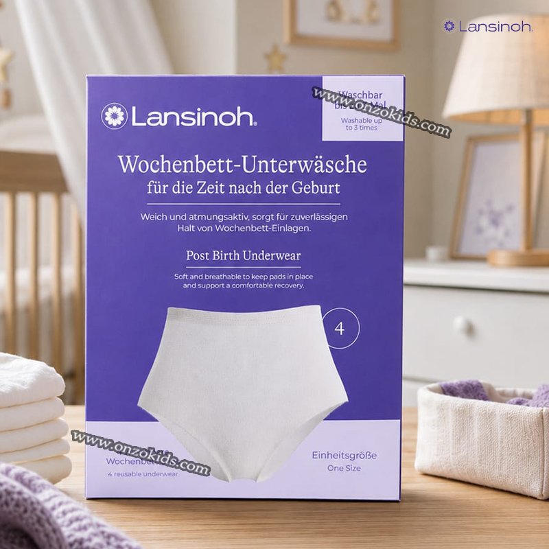 Lot de 4 Slips Filet Maternité Lavables - Lansinoh