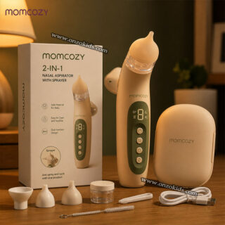 Aspirateur Nasal électrique 2en1 avec Spray et Aspiration - Momcozy