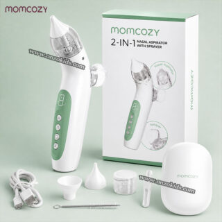 Aspirateur Nasal électrique 2-en-1 avec Spray et Aspiration - Momcozy