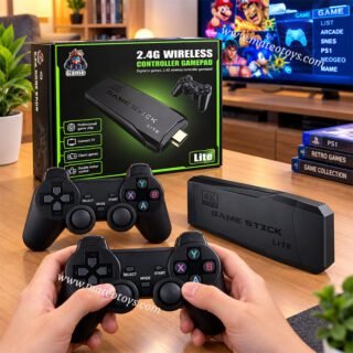 Manette de jeu rétro M8 Lite avec 2 manettes sans fil avec 20 000 jeux