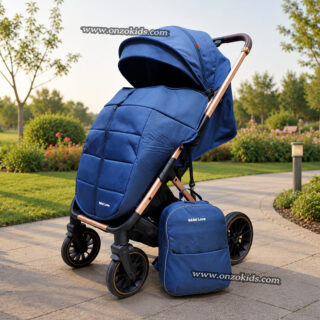 Poussette Réversible Compacte Avec Cache-Pieds Et Sac à Dos - Bébé Love