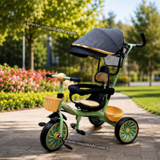 tricycle, vélo poussette 3en1 de luxe pour enfant