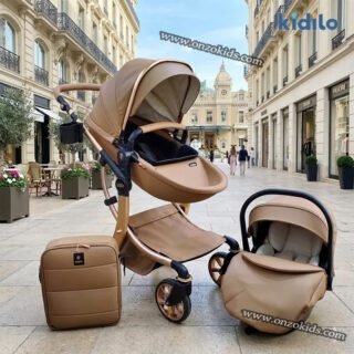 Poussette Réversible Moderne Avec Siège Auto Et Sac - Kidilo