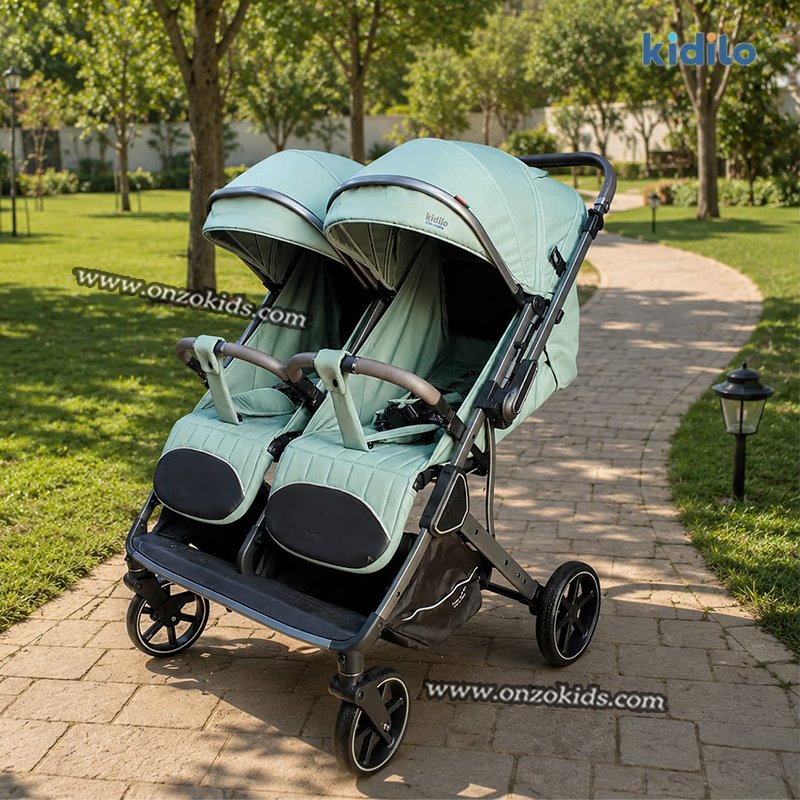 Poussette Réversible Pour Jumeaux - Kidilo – Image 3