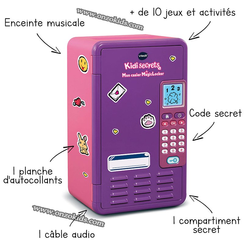 Mon casier MagicLocker rose – Vtech – Image 2