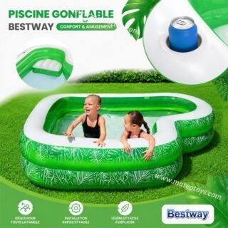 Piscine Gonflable Tropical Paradise 231 x 231 x 51 cm – Bestway