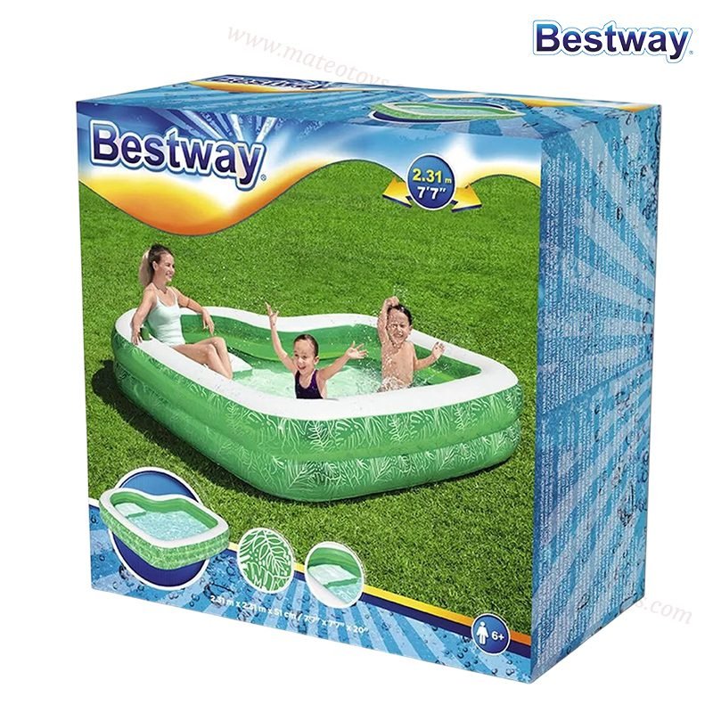 Piscine Gonflable Tropical Paradise 231 x 231 x 51 cm – Bestway – Image 4