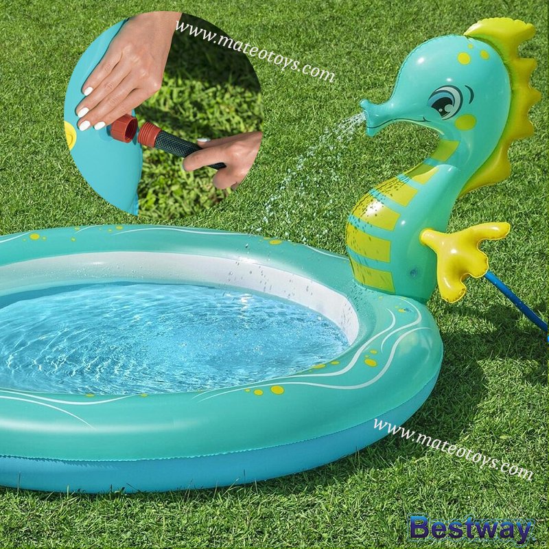 Piscine Ronde Gonflable “Hippocampe” 188 x 160 x 86 cm - Bestway – Image 3