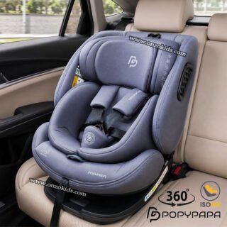 Siège auto isofix pivotant 360° de 0 a 36 kg - POPYPAPA