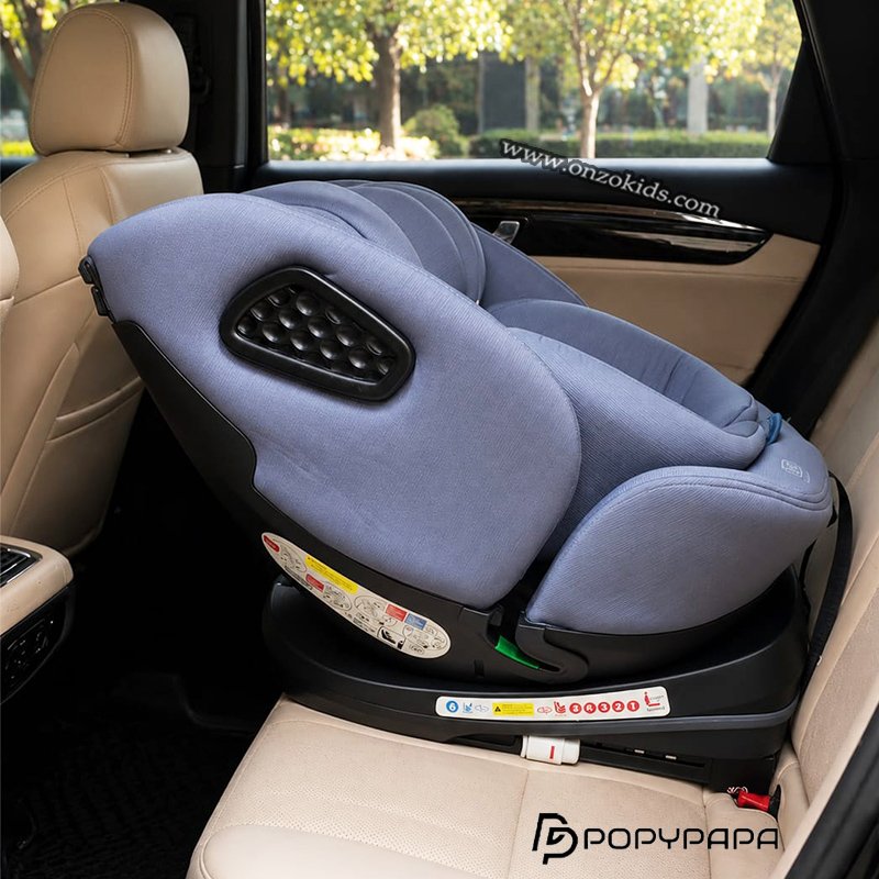 Siège auto isofix pivotant 360° de 0 a 36 kg - POPYPAPA – Image 2
