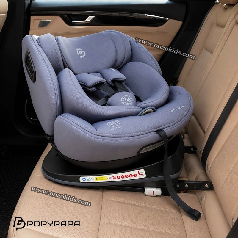Siège auto isofix pivotant 360° de 0 a 36 kg - POPYPAPA – Image 5