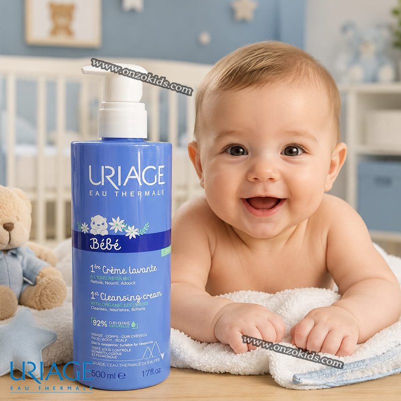 1ére Crème lavante pour bébé - 500 Ml | Uriage – Image 2