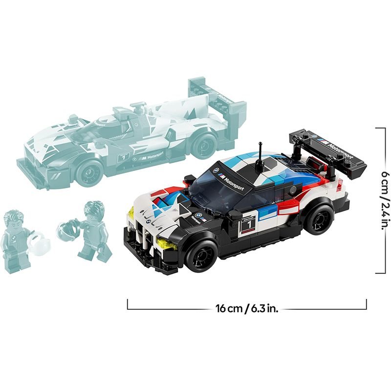 Voitures de course BMW M4 GT3 et BMW M Hybrid V8 – LEGO – Image 8