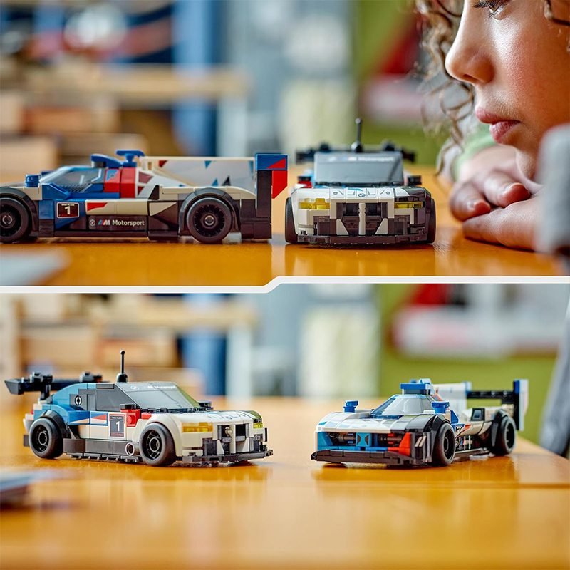Voitures de course BMW M4 GT3 et BMW M Hybrid V8 – LEGO – Image 4
