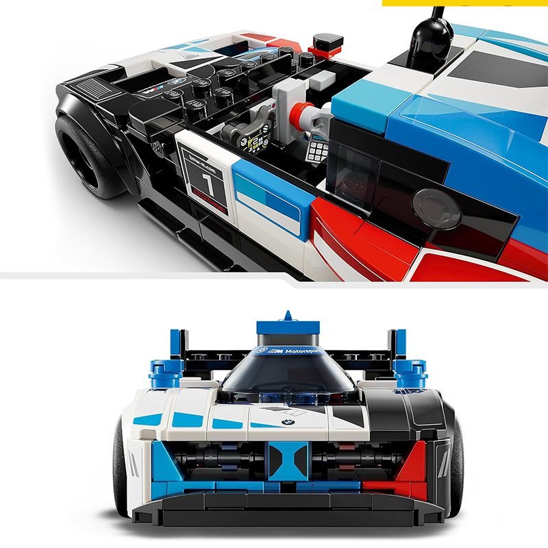Voitures de course BMW M4 GT3 et BMW M Hybrid V8 – LEGO – Image 5