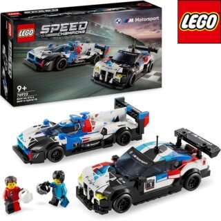 Voitures de course BMW M4 GT3 et BMW M Hybrid V8 – LEGO
