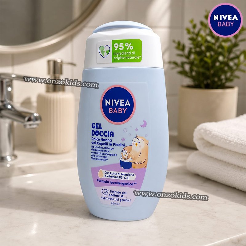 Gel Douche Bébé Douce Nuit Corps et Cheveux 200 ml – Nivea Baby