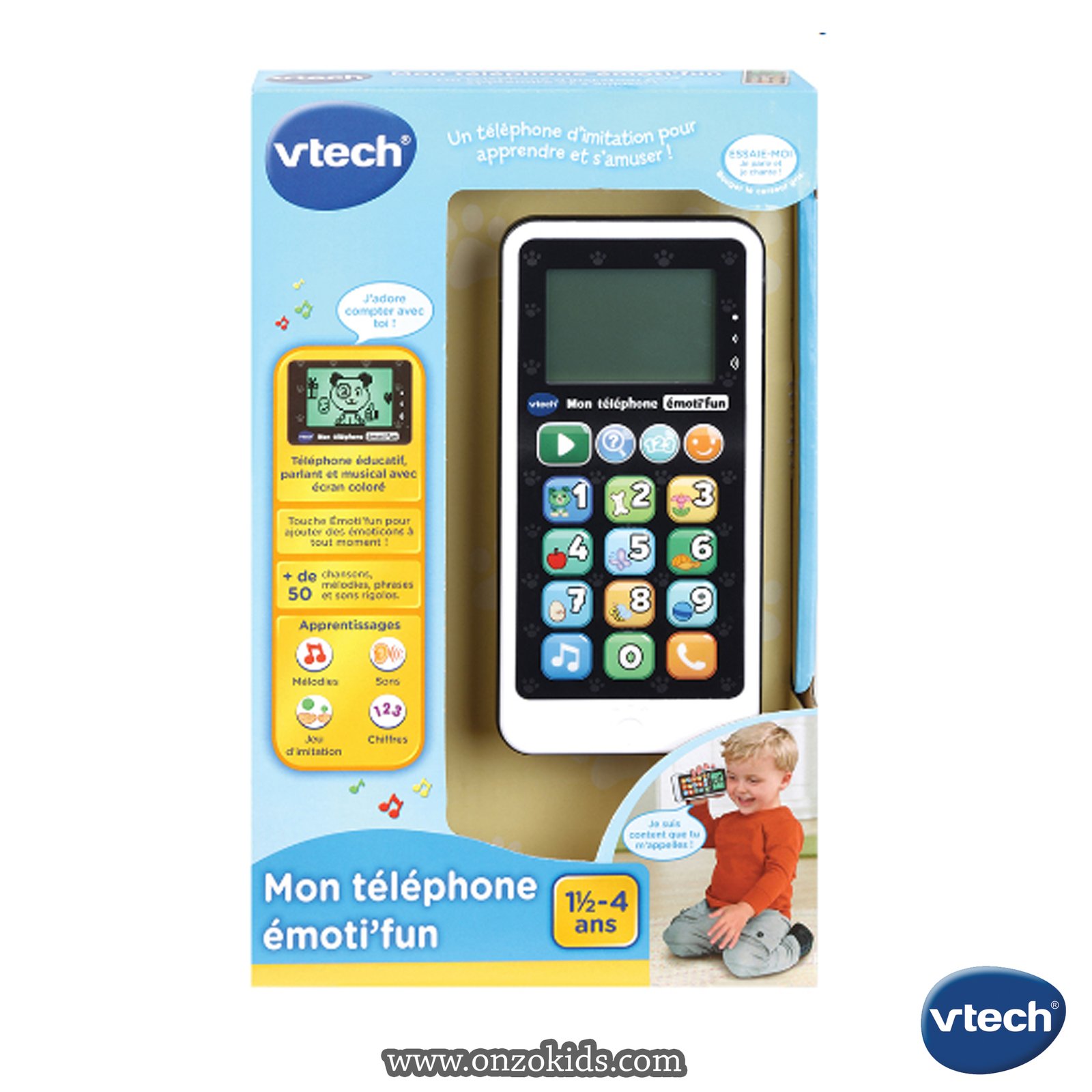 Mon téléphone émoti’fun – téléphone d’imitation -Vtech – Image 5