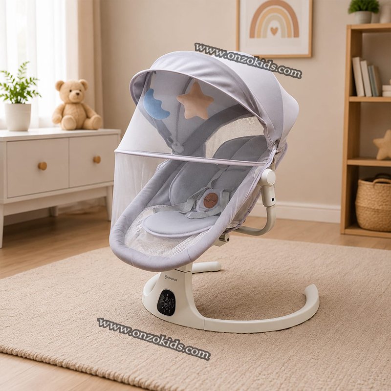 Balancelle Électrique Avec Télécommande Et Bluetooth 3 en 1 – Popypapa – Image 3