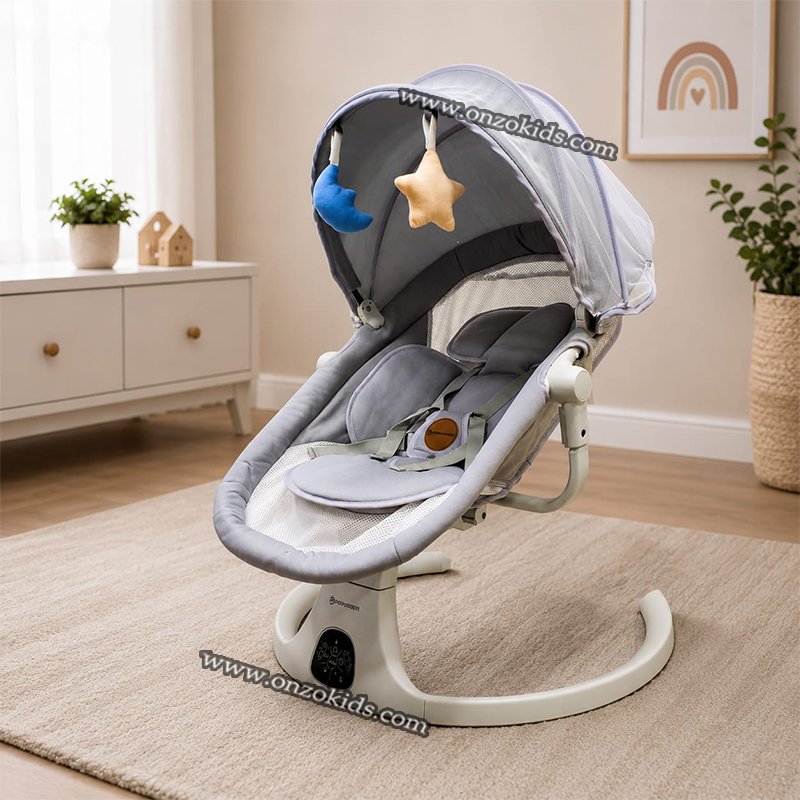 Balancelle Électrique Avec Télécommande Et Bluetooth 3 en 1 – Popypapa